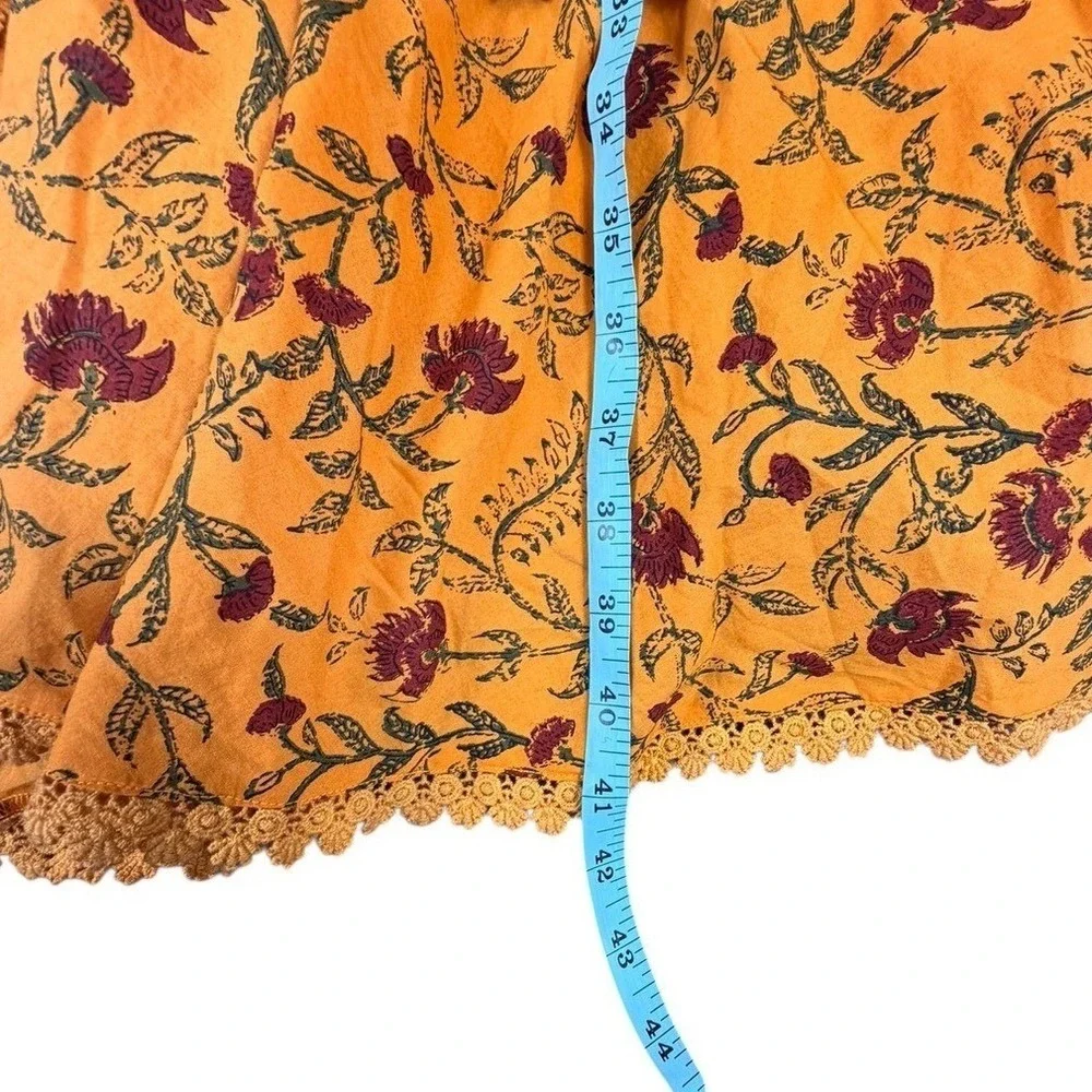 NWT EDDY Anthropologie Size L Payton Puff Sleeve Top Size 14 Trisha Tiered Skirt - Picture 15 of 15